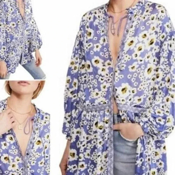 🌸Free People Rain Combo Tunic Dress - Picture 4 of 16